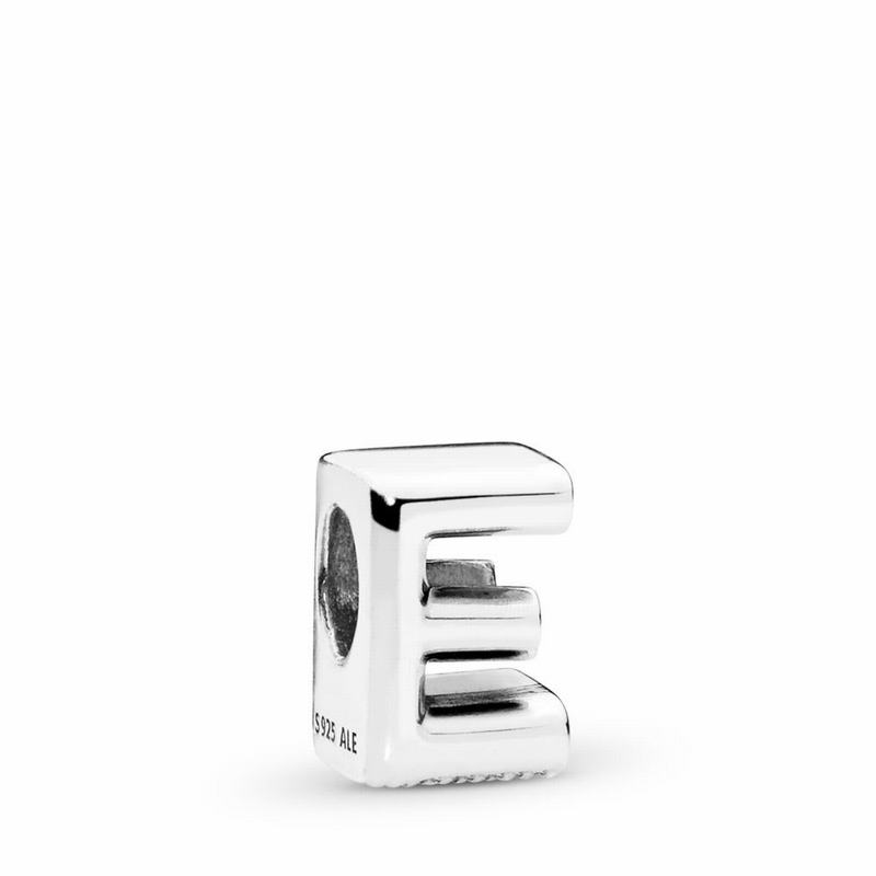 Pandora Letter E Charm Ireland - Sterling Silver - 691547NHD